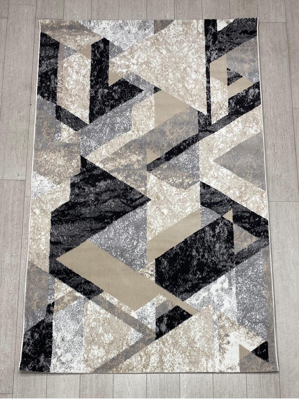 Contemporary Kazakh Modern Style Rug 120 x 220 cm (3.9 x 7.2 ft) - 1Z45 In New Condition For Sale In Bordeaux, FR
