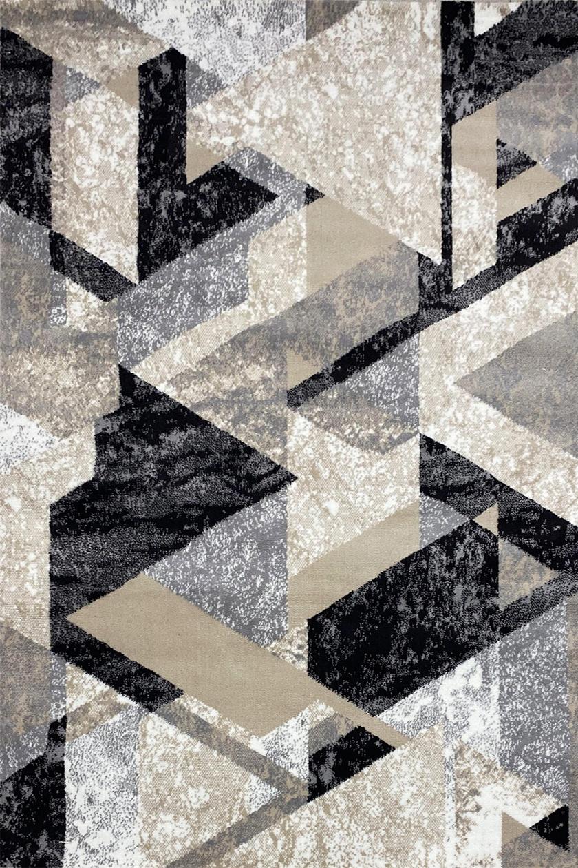 Polyester Contemporary Kazakh Modern Style Rug 120 x 220 cm (3.9 x 7.2 ft) - 1Z45 For Sale