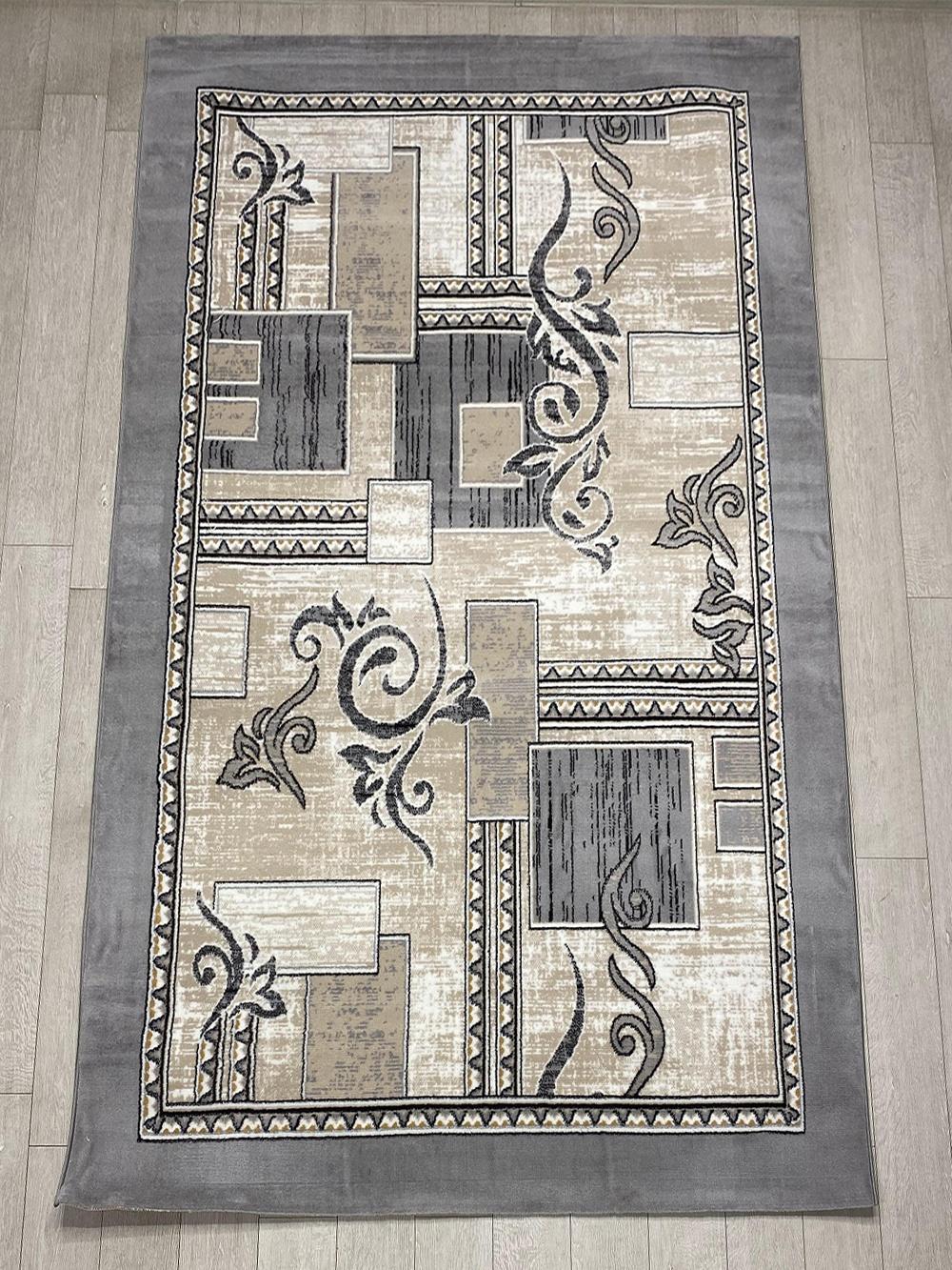 Contemporary Kazakh Modern Style Rug 140 x 200 cm (4.6 x 6.6 ft) - 1Z33 In New Condition For Sale In Bordeaux, FR