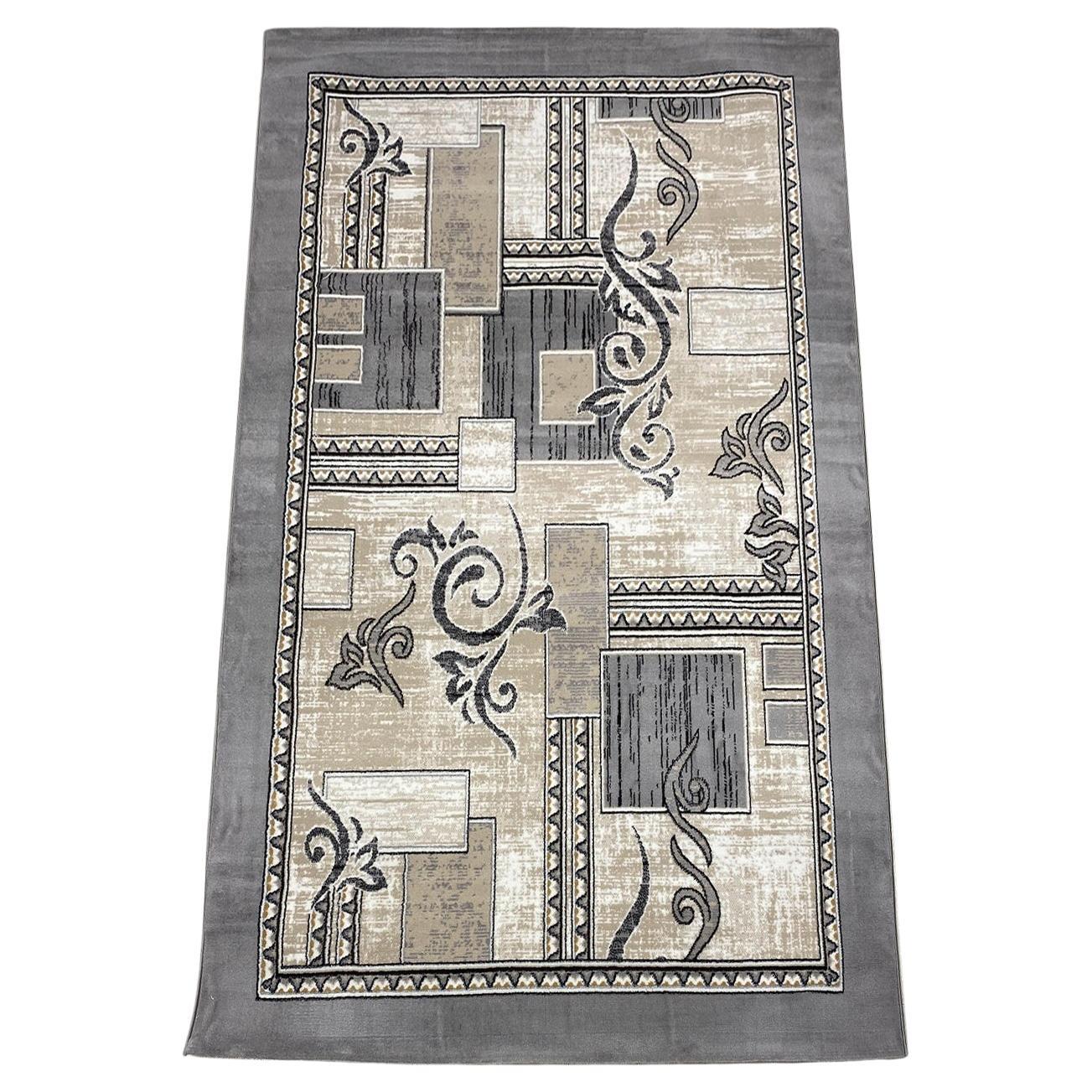 Tapis Contemporary Kazakh Modern Style 140 x 200 cm (4.6 x 6.6 ft) - 1Z33
