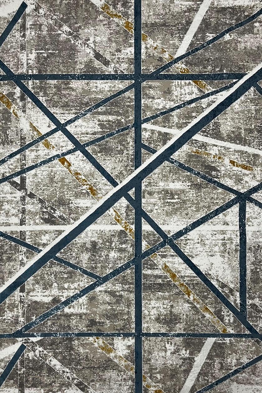 Polyester Contemporary Kazakh Modern Style Rug 140 x 200 cm (4.6 x 6.6 ft) - 1Z36 For Sale