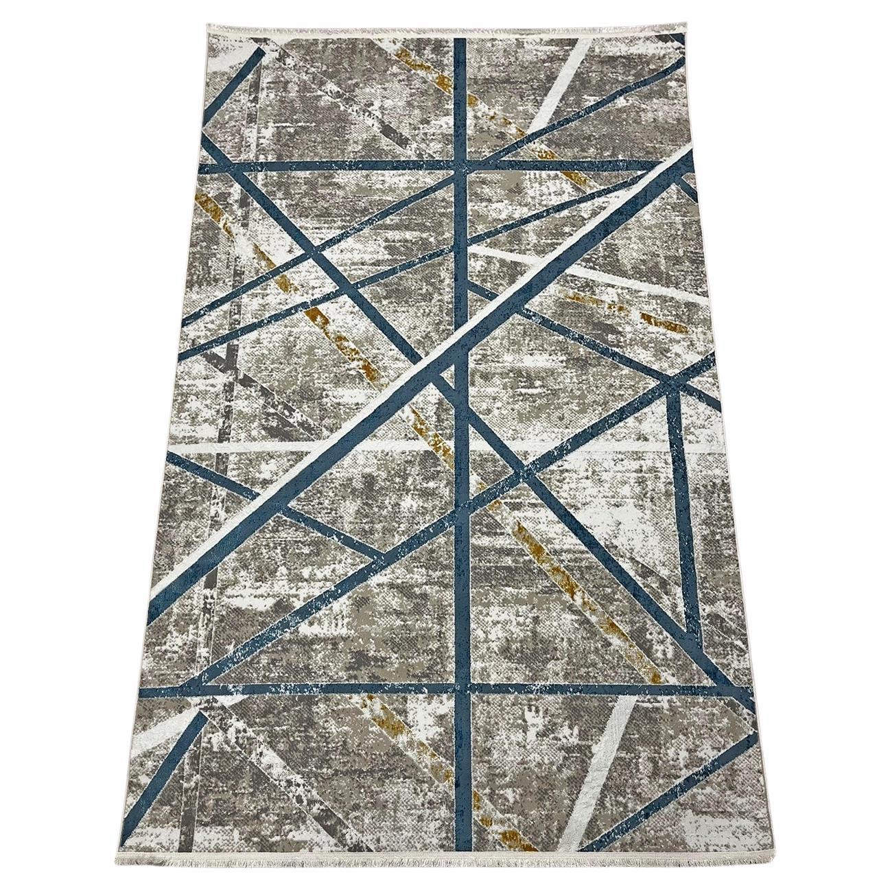 Tapis Contemporary Kazakh Modern Style 140 x 200 cm (4.6 x 6.6 ft) - 1Z36