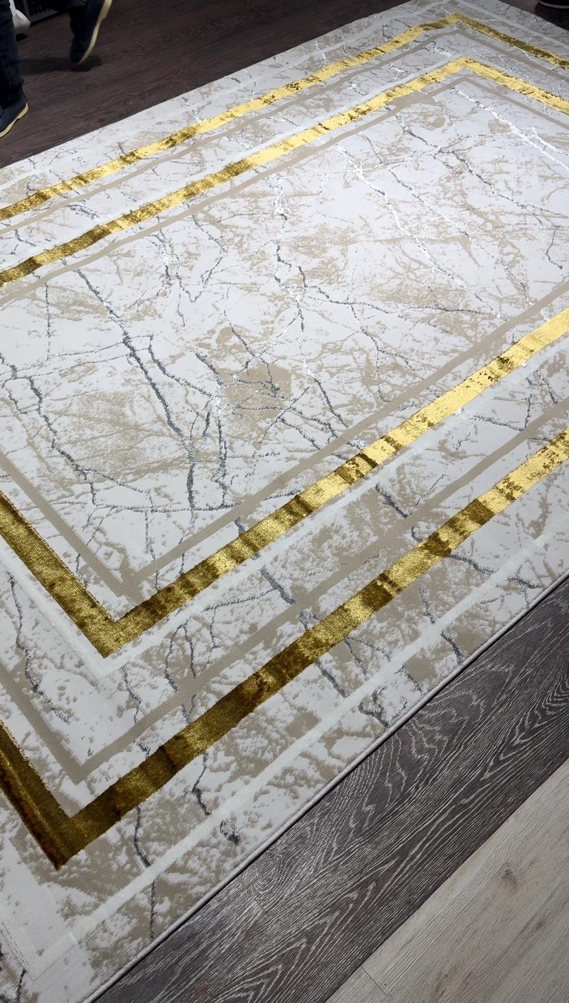 Contemporary Kazakh Modern Style Rug 200 x 300 cm (6.6 x 9.8 ft) - 1Z58 In New Condition For Sale In Bordeaux, FR