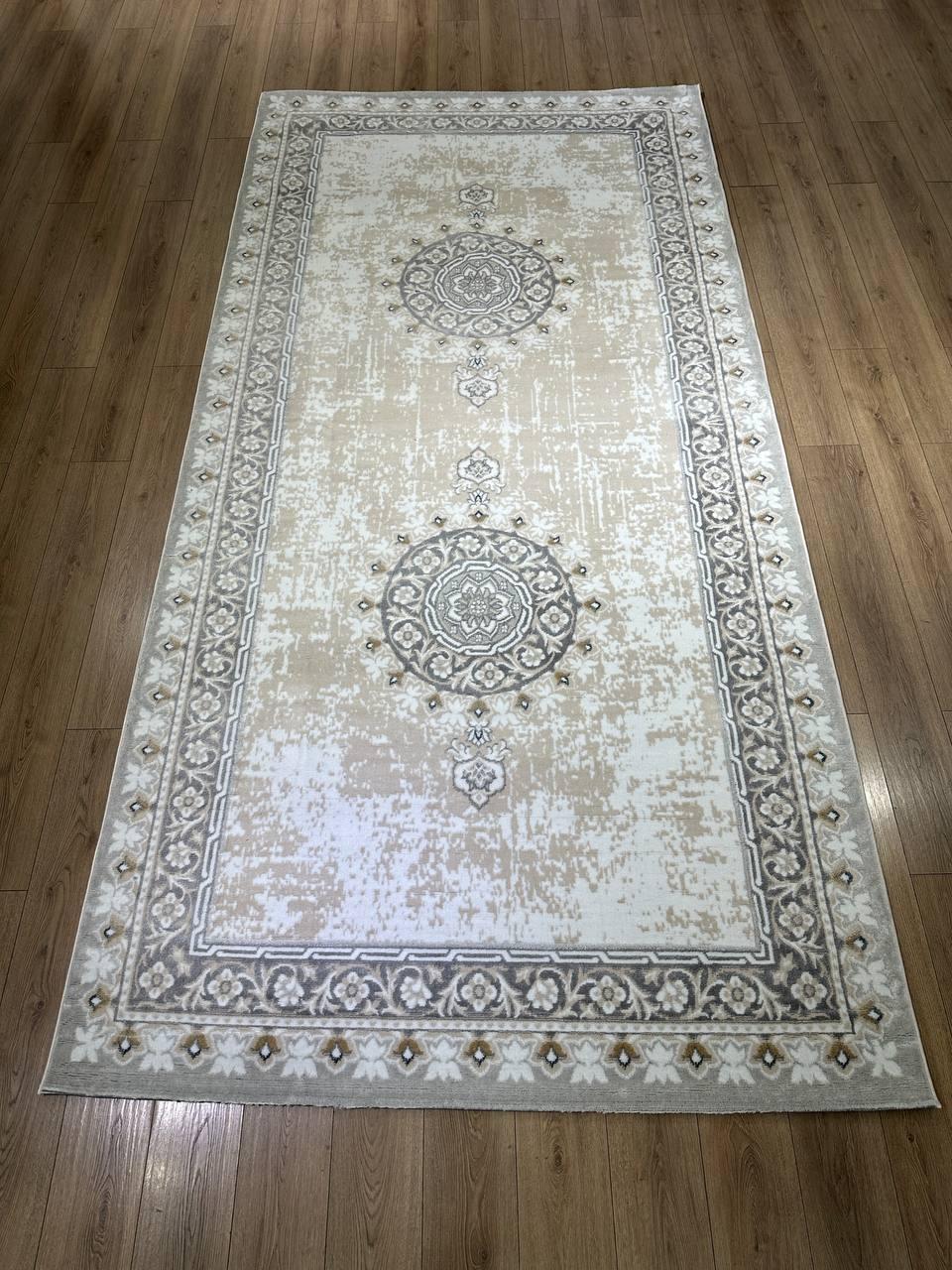 Contemporary Kazakh Modern Style Rug 200 x 400 cm (6.6 x 13.1 ft) - 1Z42 For Sale 1