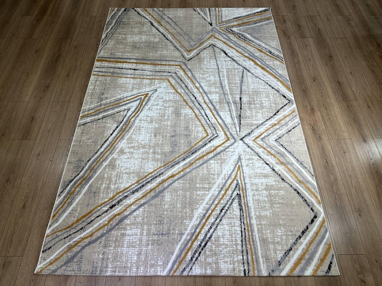Contemporary Kazakh Rug In Modern Design 140 x 200 cm (4.6 x 6.6 ft) - 1Z27 In New Condition For Sale In Bordeaux, FR