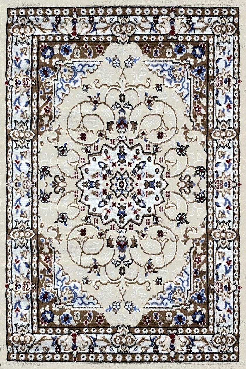 Polyester Contemporary Kazakh Rug In Modern Design 150 x 230 cm (4.9 x 7.5 ft) - 1Z25 For Sale