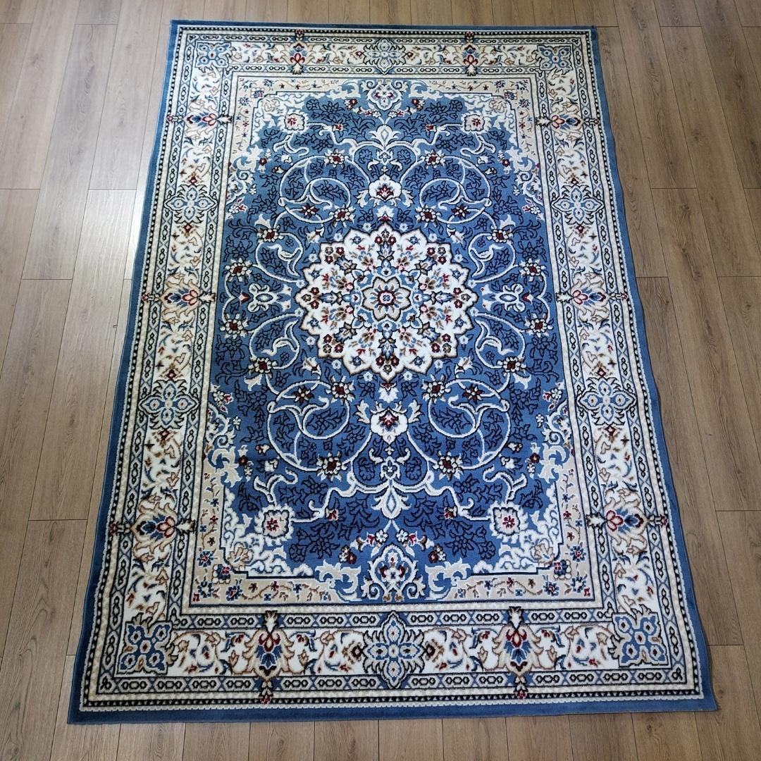 Contemporary Kazakh Tabriz Style Rug 220 x 320 cm (7.2 x 10.5 ft) - 1Z31 In New Condition For Sale In Bordeaux, FR