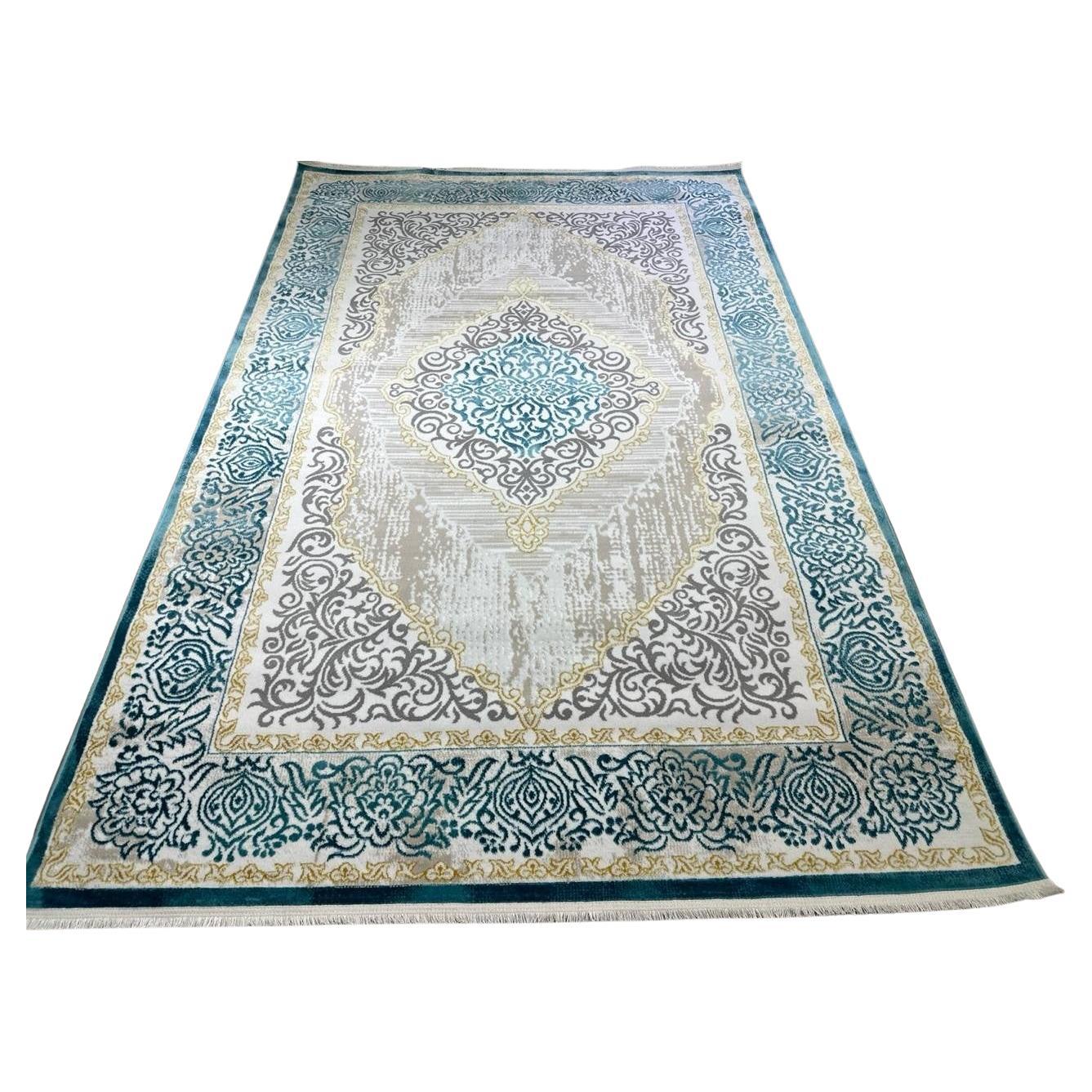 Contemporary Kazakh Tabriz Style Rug 250 x 400 cm (8.2 x 13.1 ft) - 1Z32