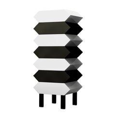 Contemporary Kiki Cabinet in Aluminum by Altreforme