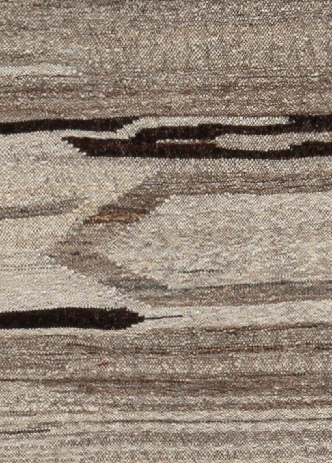 Contemporary Kilim beige, brown runner by Doris Leslie Blau.
Size: 5.0