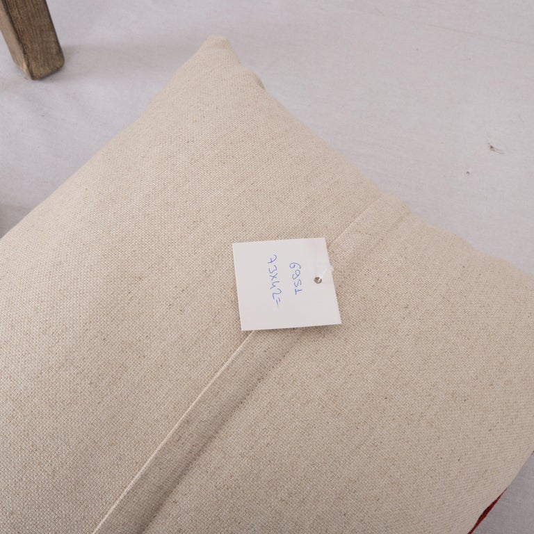 Contemporary Kilim Pillow Cover with Natural Dyes For Sale at 1stDibs