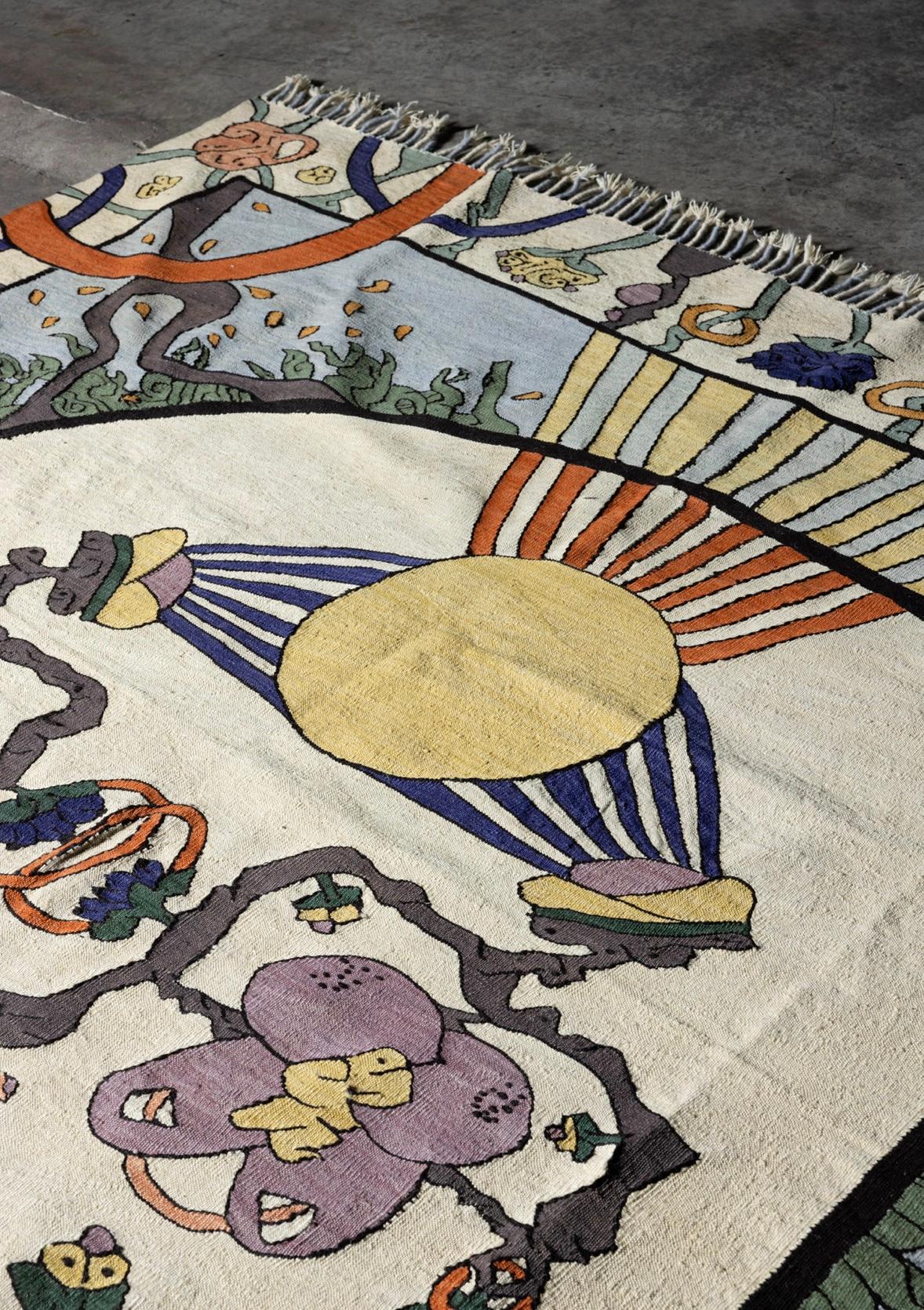 Laine Rug & Kilim Contemporary, Anatolian Carpet (Turquie) par Taylan Aygun en vente