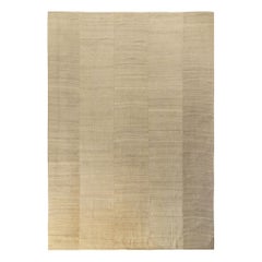 Tappeto Kilim contemporaneo in stile beige con pannelli marroni di Rug & Kilim