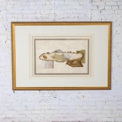 Contemporary Kinder Harris Large Scale Mixed Media Art Collage Titled Gold Rush