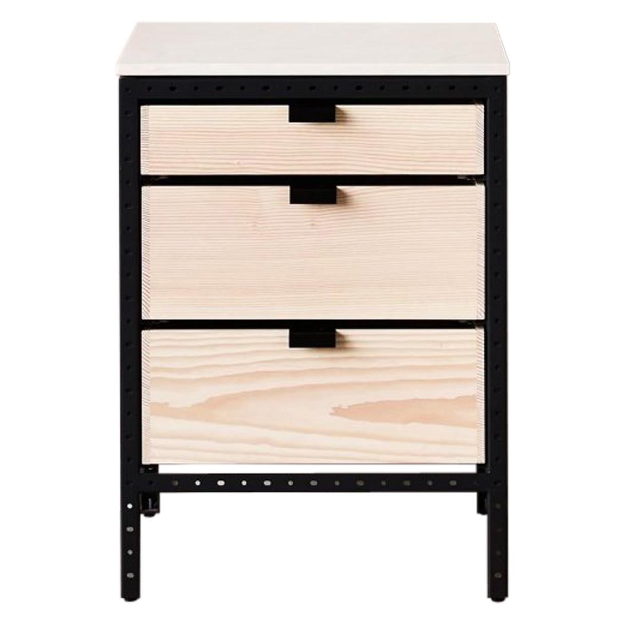 Frama Contemporary Kitchen Unit F in Solid Douglas Fir, Marble and Steel Frame