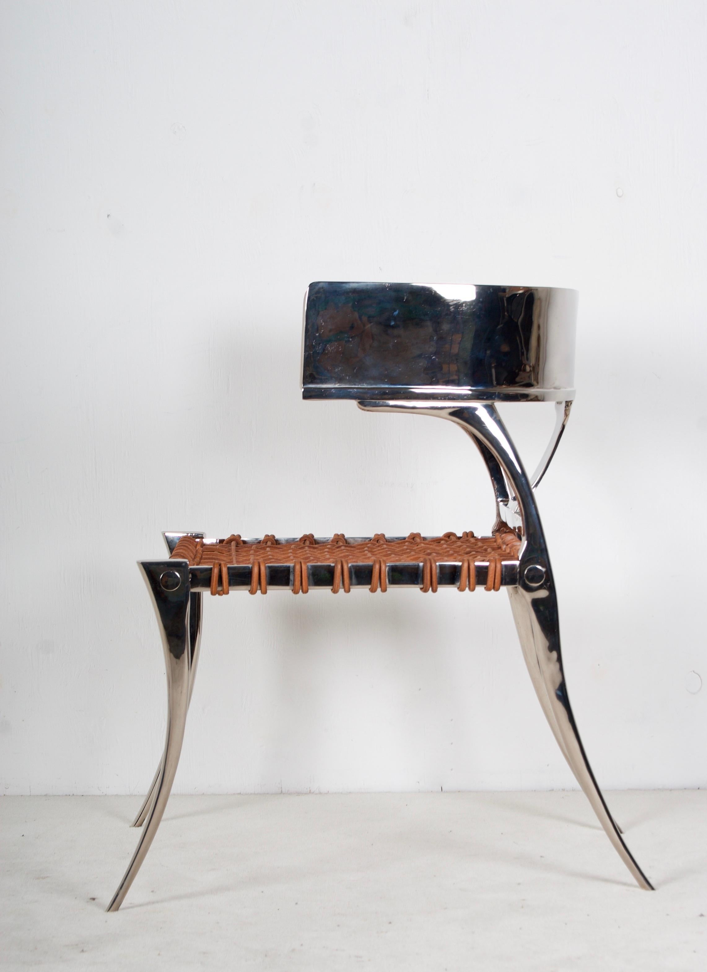 modern klismos chair