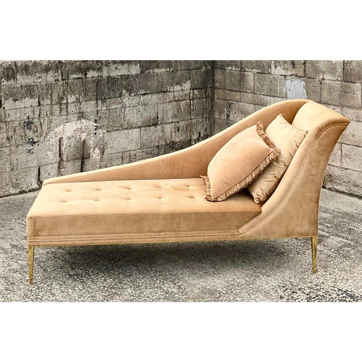 Contemporary Koket Envy Tufted Chaise Lounge 3