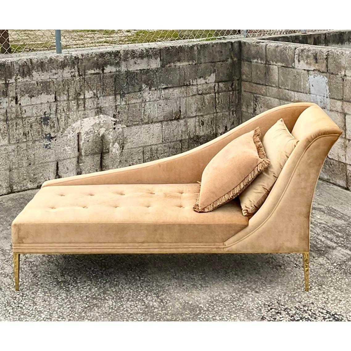 North American Contemporary Koket Envy Tufted Chaise Lounge
