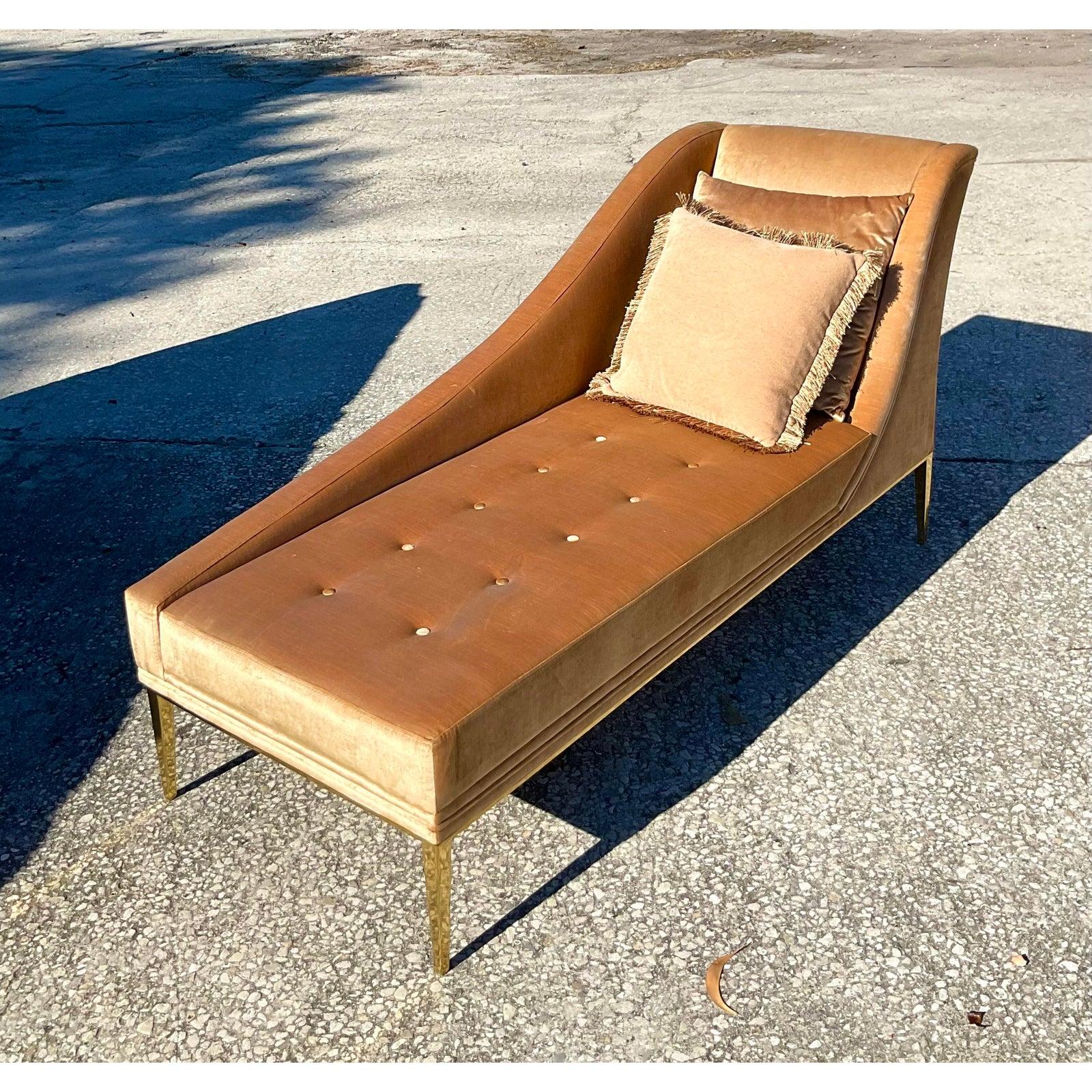 20th Century Contemporary Koket Envy Tufted Chaise Lounge