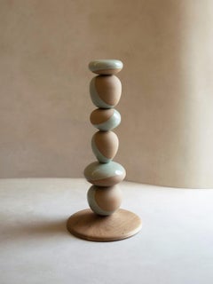 Contemporary Korean Ceramic, Stack Sculpture -  "Stack Vessel I" by Soo Joo