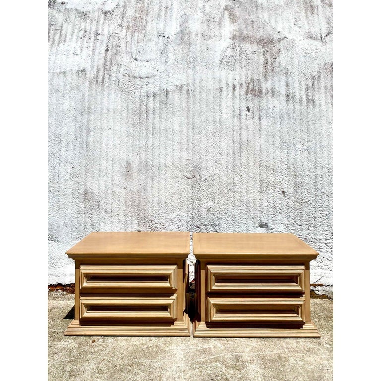 Contemporary Kreiss Millwork Nightstands, a Pair at 1stDibs