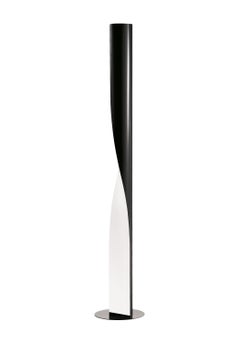 Lampadaire contemporain Kundalini Aquilialberg Evita à gradation en acier noir