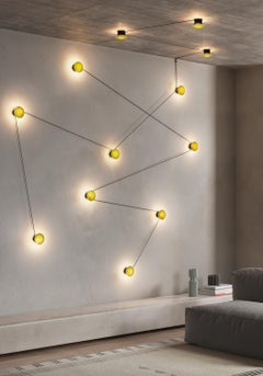 KDLN Contemporary AZOU 5 Wall Fixture (Black Marble)
