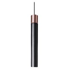 Contemporary Kundalini David Pompa Minimal Led Ceramic and Copper Pendant