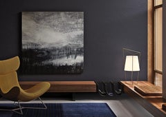 Contemporary Kundalini MrSmith Studio Tatu Glass and Brass Table Lamp