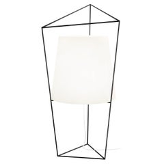 Lampe de bureau contemporaine Kundalini MrSmith Tatu en verre et métal noir