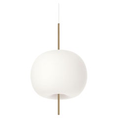 Contemporary Kundalini Saggia & Sommella Kushi 33 Glass Brass Suspension