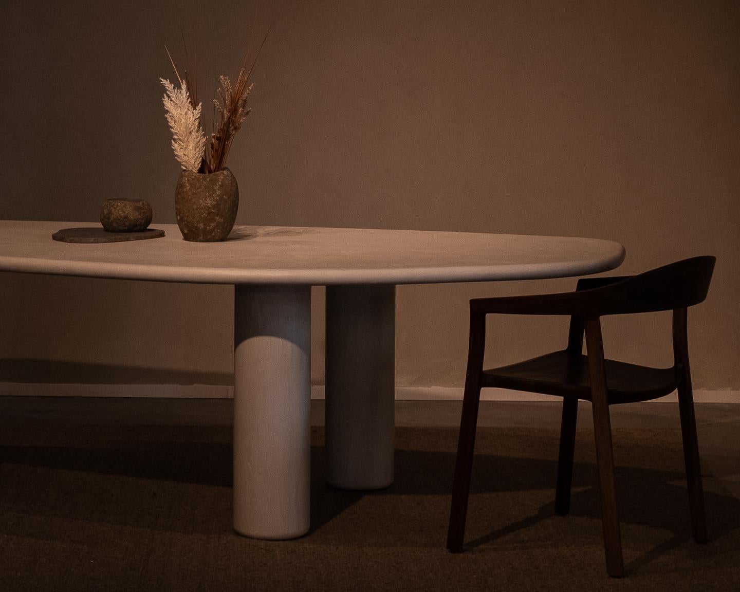 Belgian Contemporary La Grande Vézère 2.0, 220 cm long Dining Table by Armand & Francine For Sale