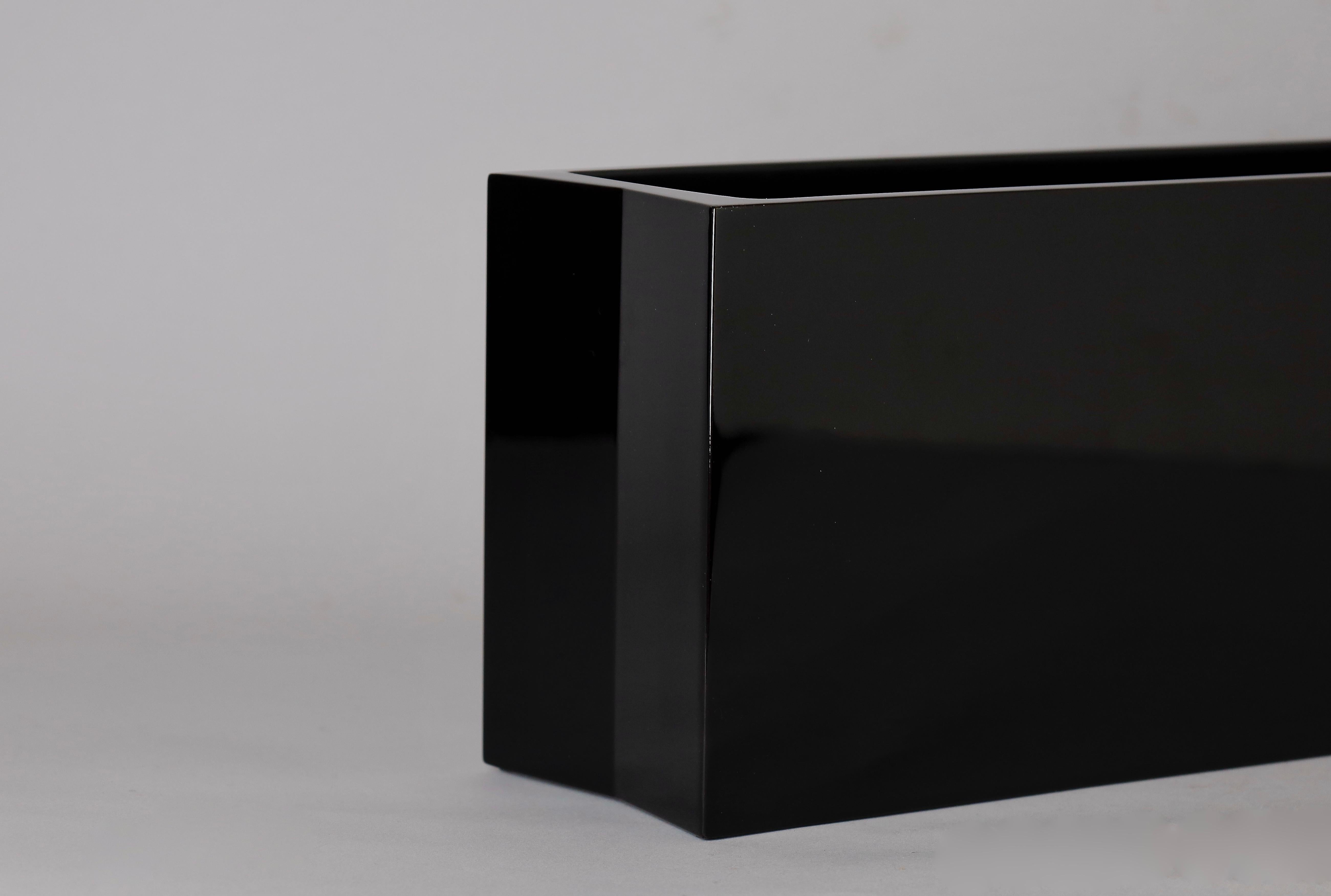 Contemporary Lacquer Vase by Wajima 3