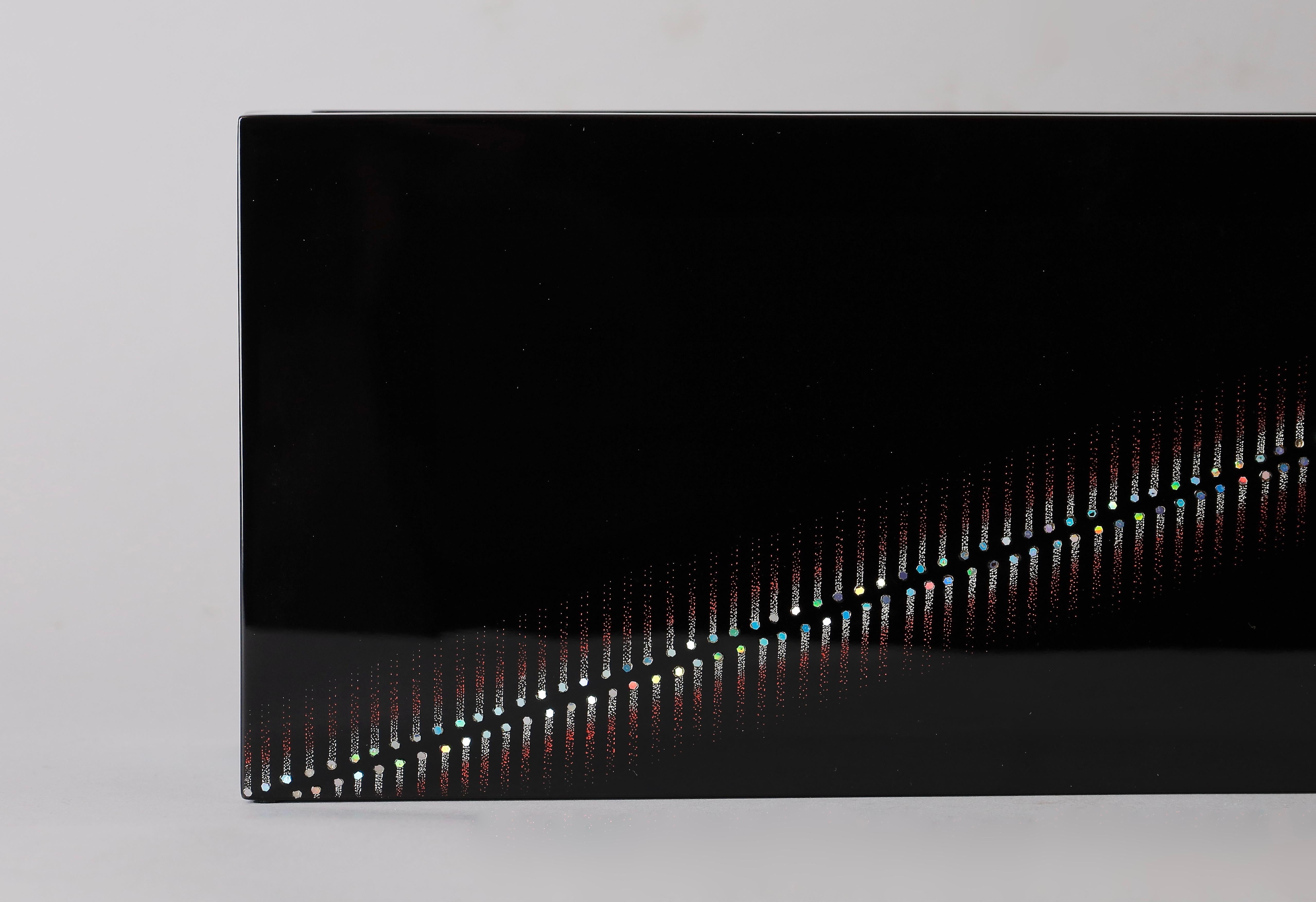 Japanese Contemporary Lacquer Vase by Wajima