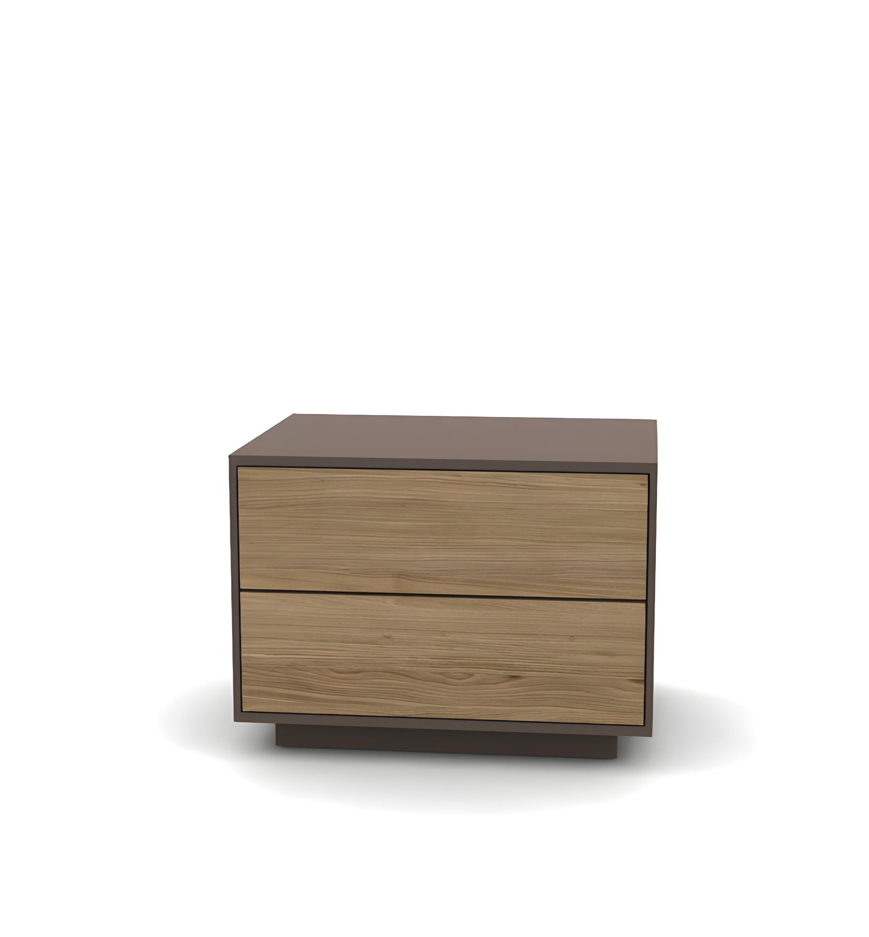 XXIe siècle et contemporain Lot de 2 tables de chevet contemporaines laquées en vente