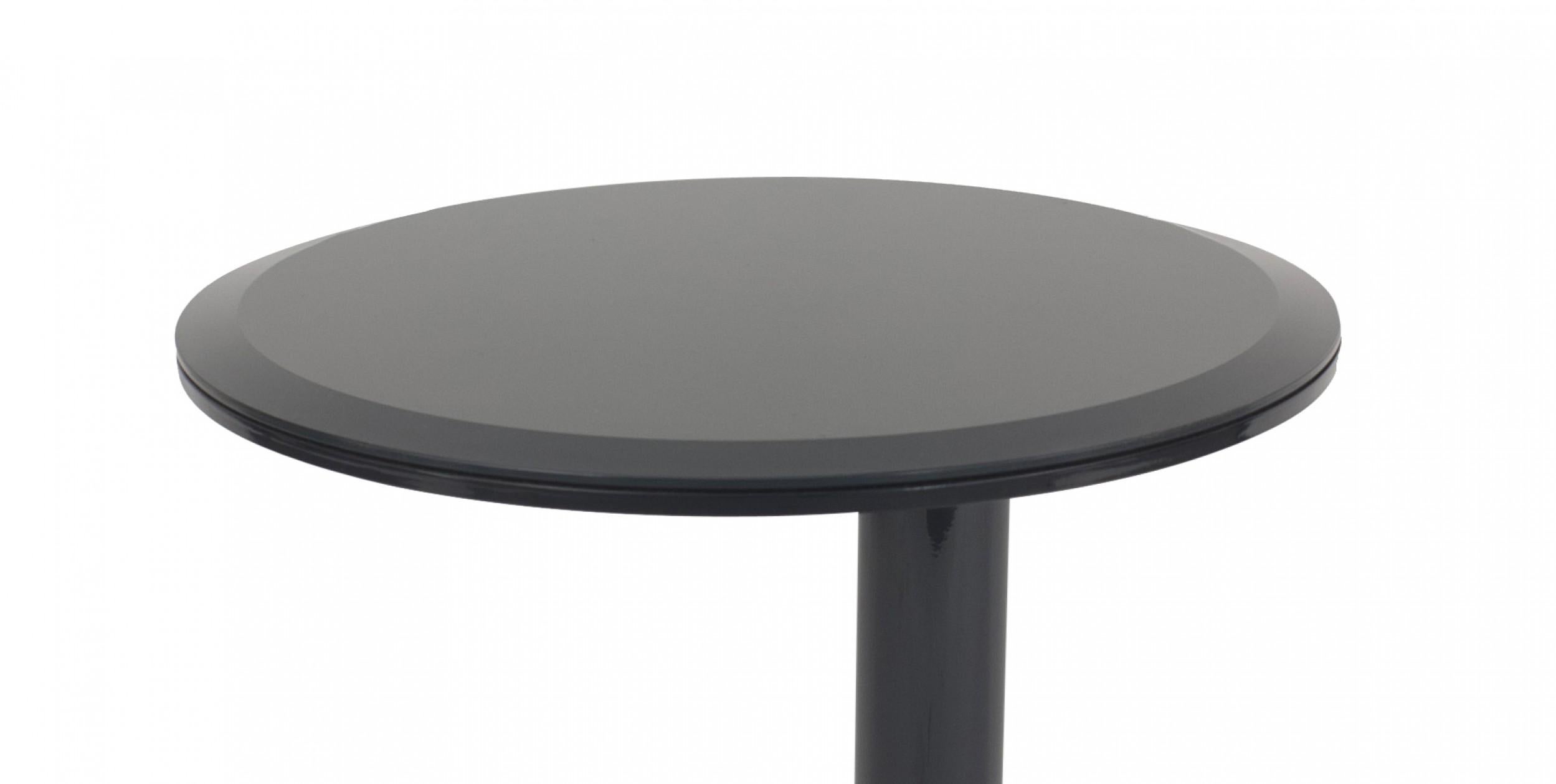 Table d'appoint circulaire contemporaine 