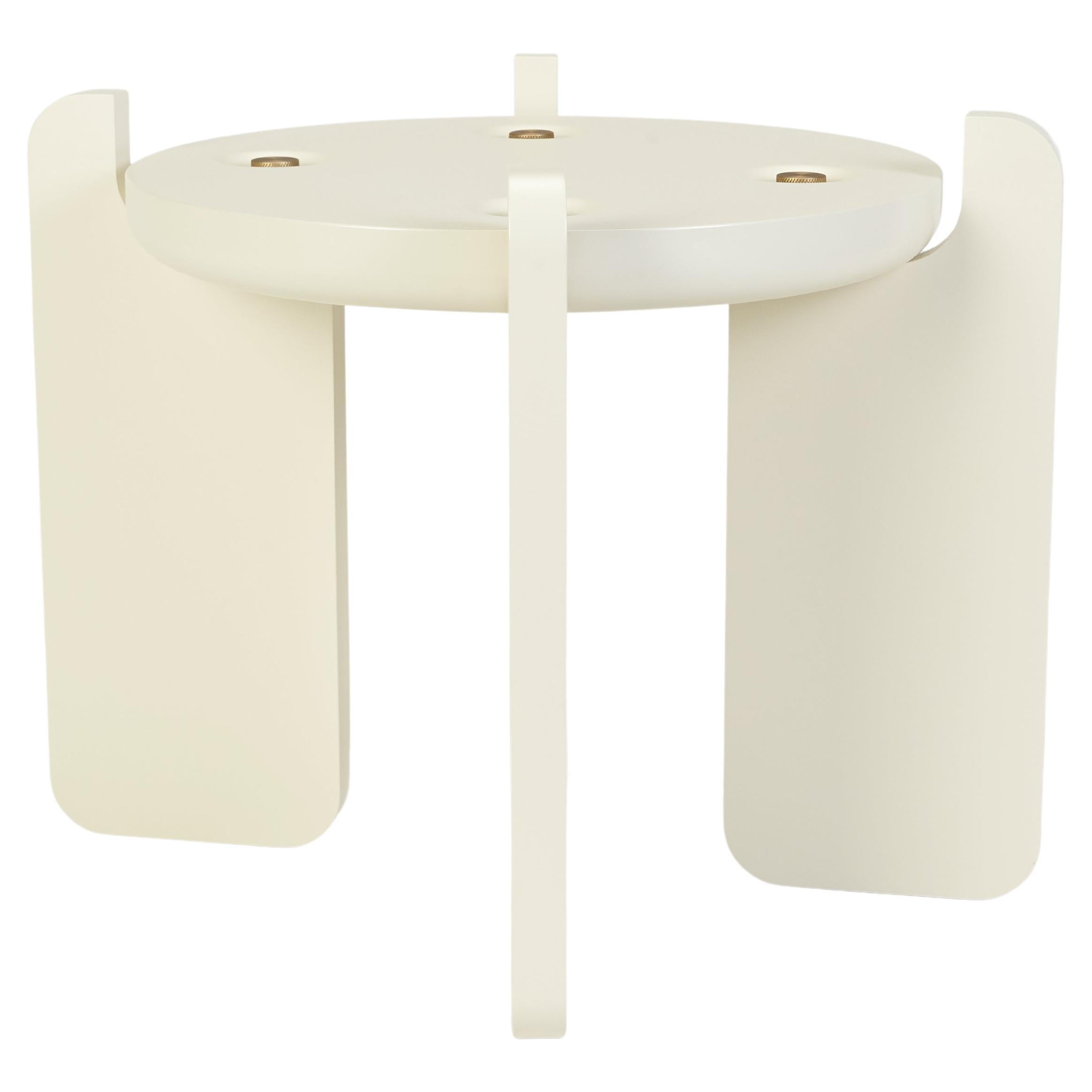 Modern Contemporary Lacquered Side Table For Sale