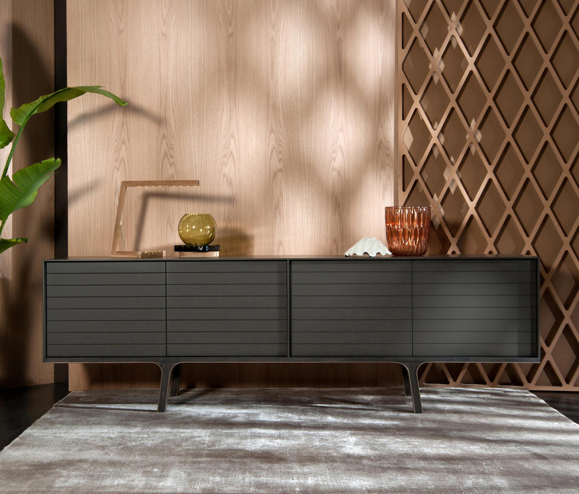 Grec Buffet personnalisable en bois de rose et laque rouge cerise en vente