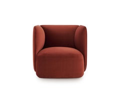 Contemporáneo, Sillón Escultural Lale, Salón de Terciopelo, Inspiración Tulipán