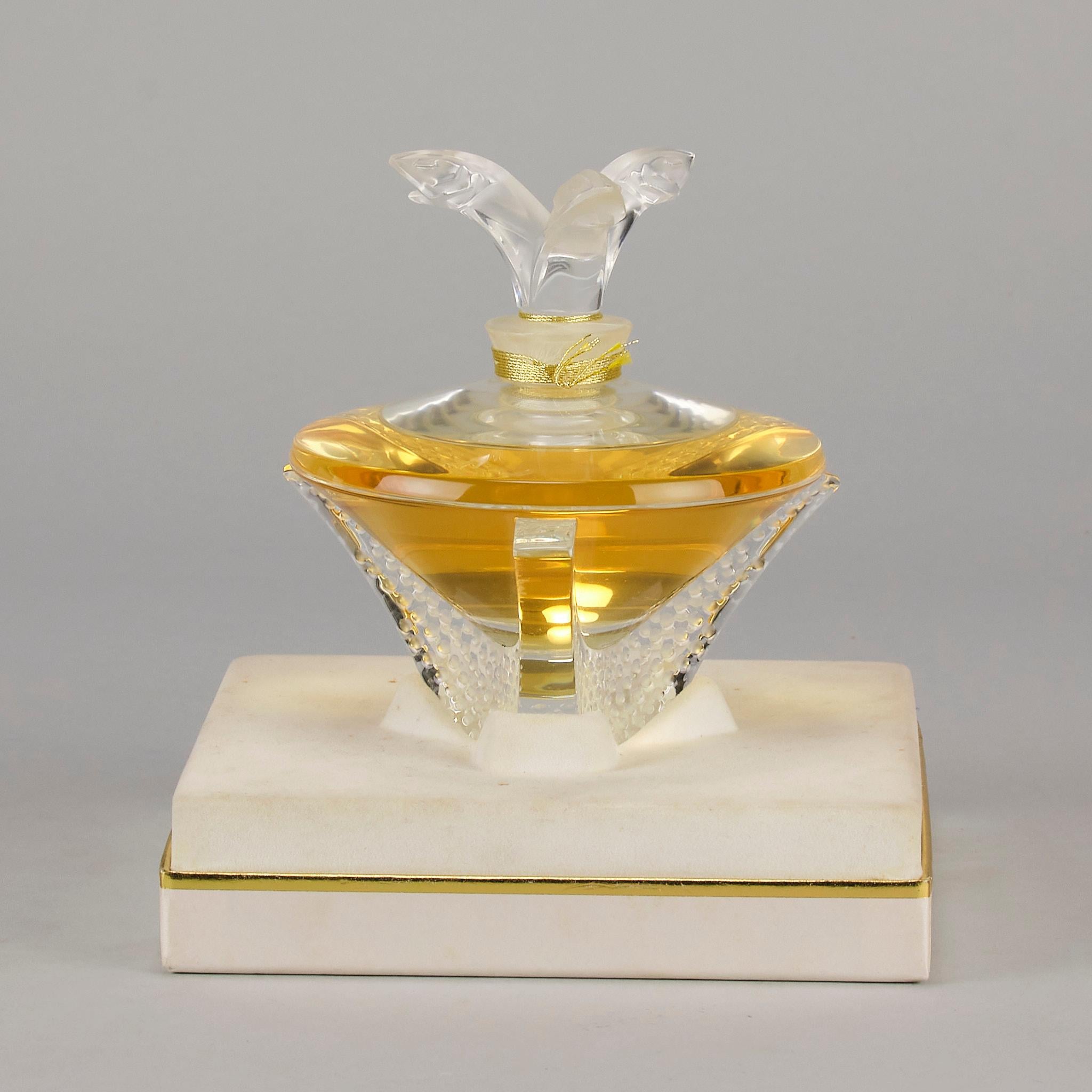 Molded Contemporary Lalique Scent Bottle entitled 