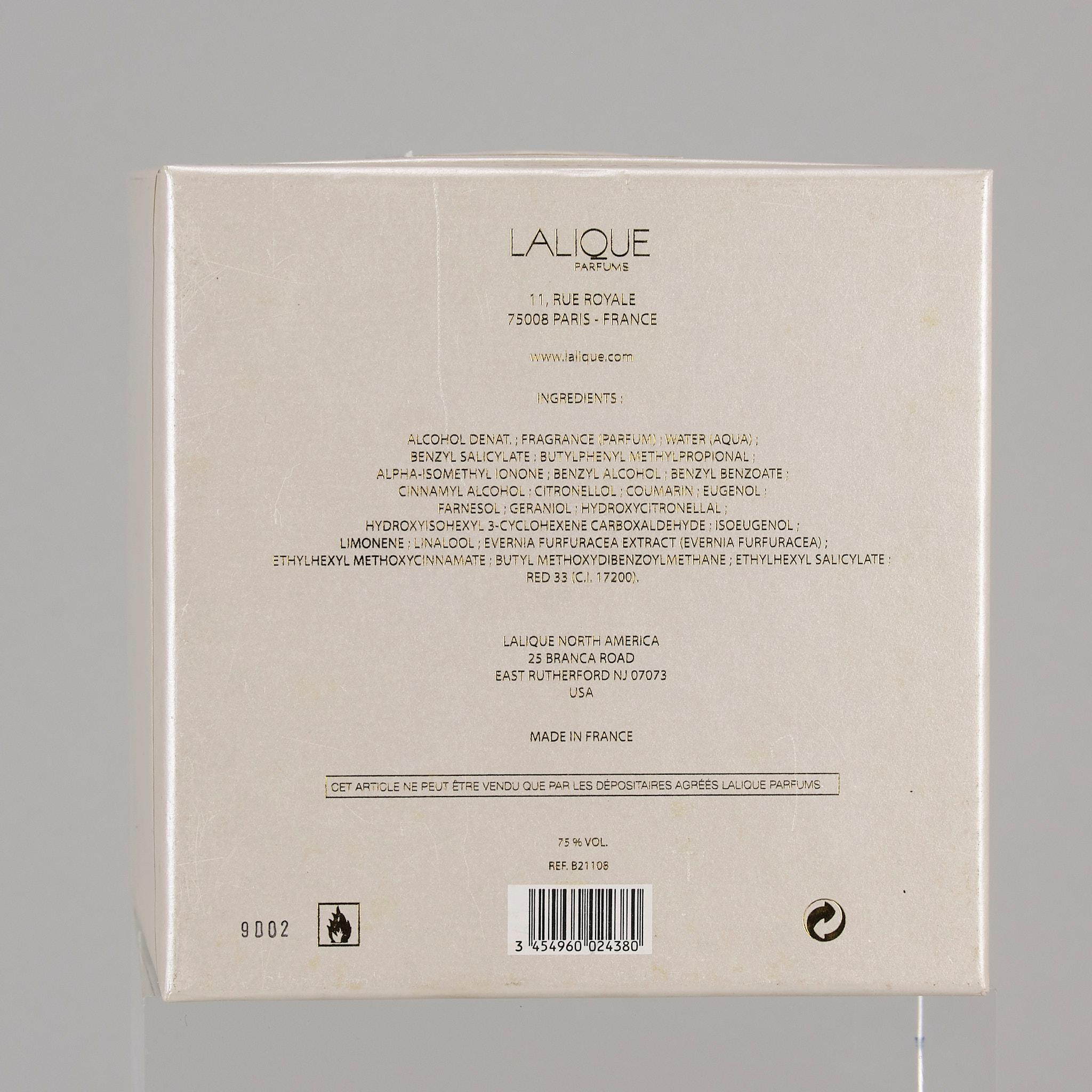 XXI secolo e contemporaneo Bottiglia di profumo Lalique contemporanea intitolata 