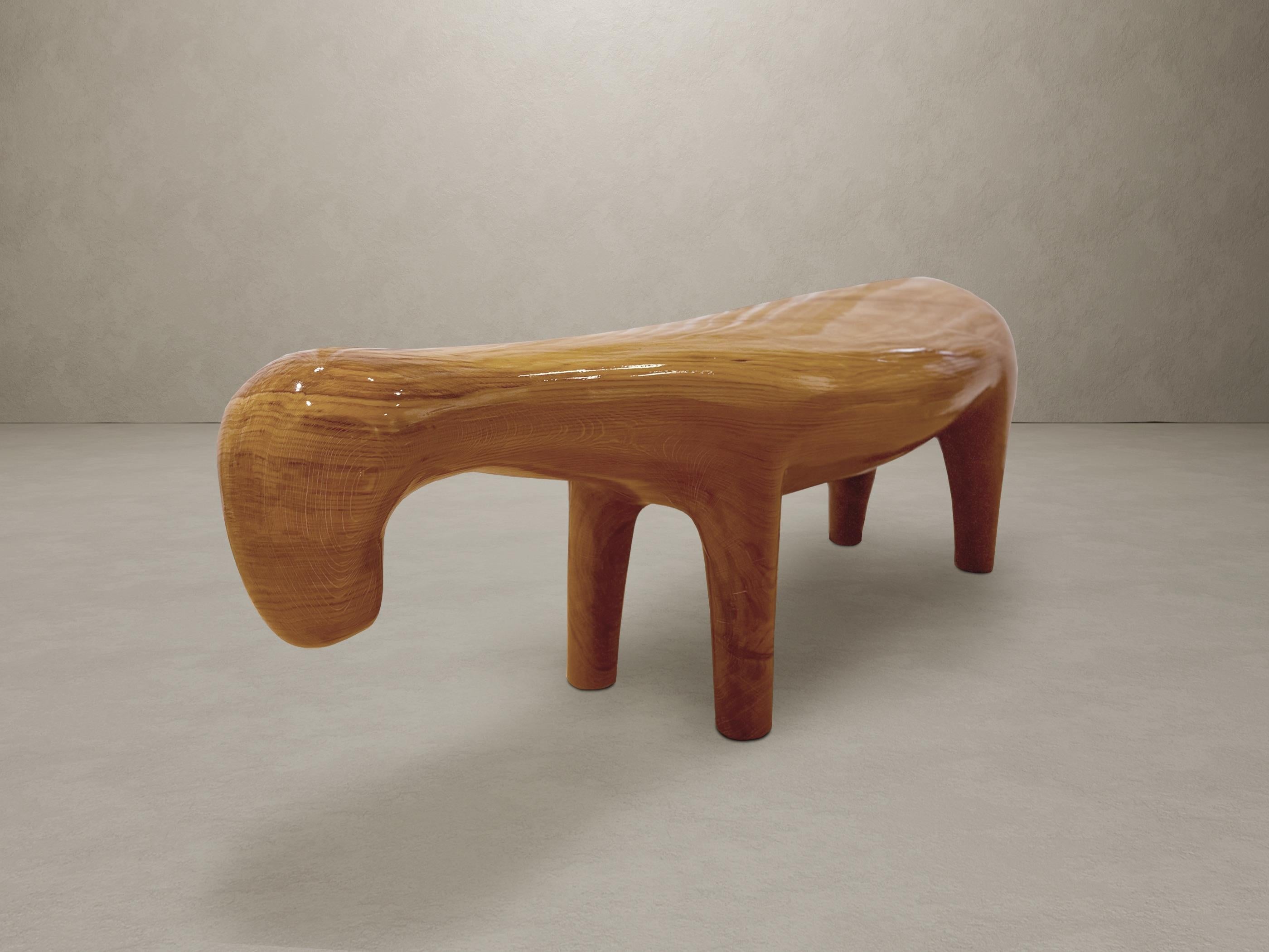 Banc d'agneau contemporain Oak Oak + vernis Pinewood + vernis Neuf - En vente à 1204, CH