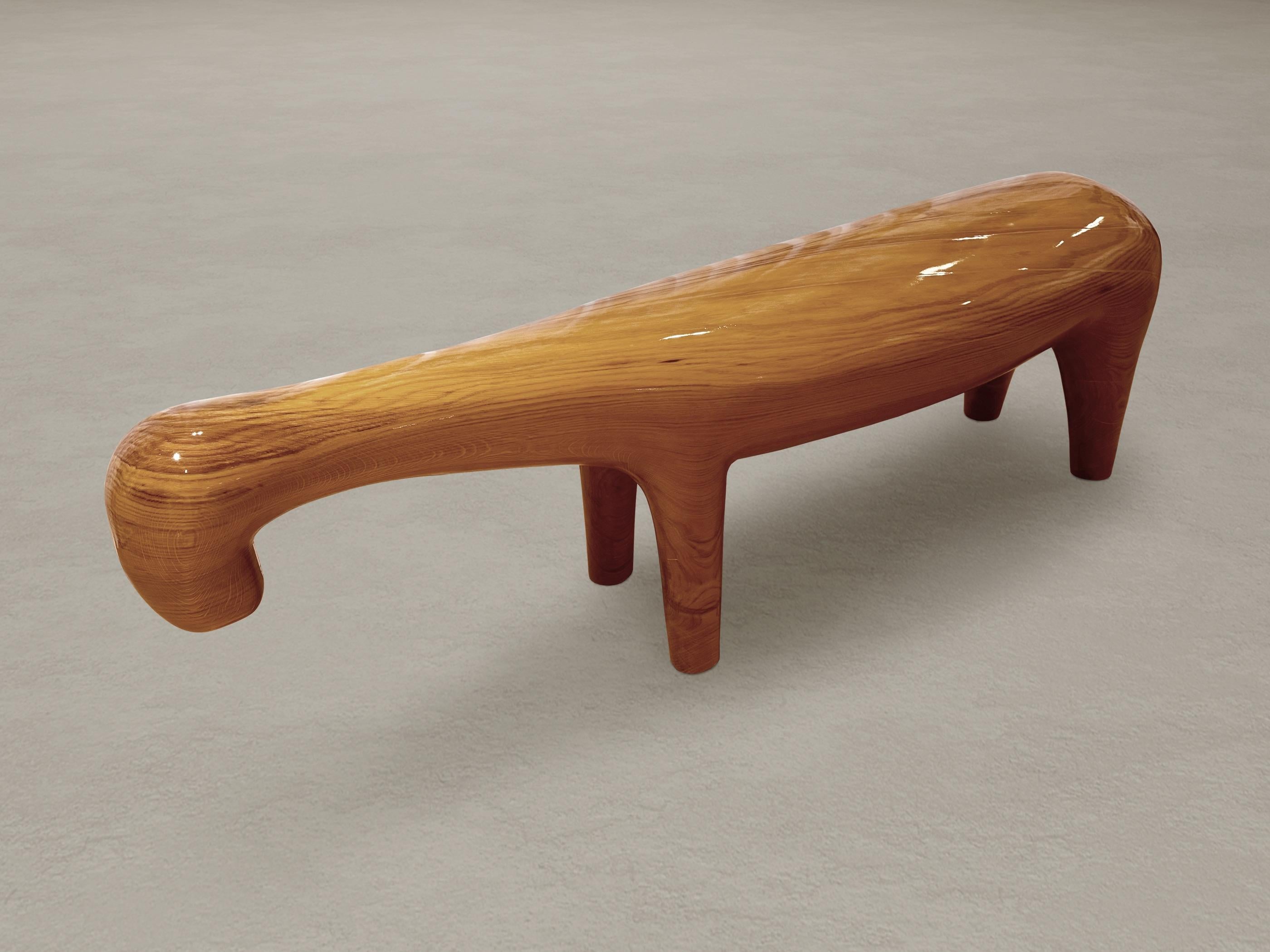 XXIe siècle et contemporain Banc d'agneau contemporain Oak Oak + vernis Pinewood + vernis en vente