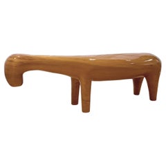 Contemporary “Lamb” Bench Oak + varnish Pinewood + varnish
