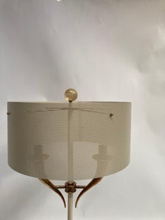 metal and brass Lamp designed by Regis Royant