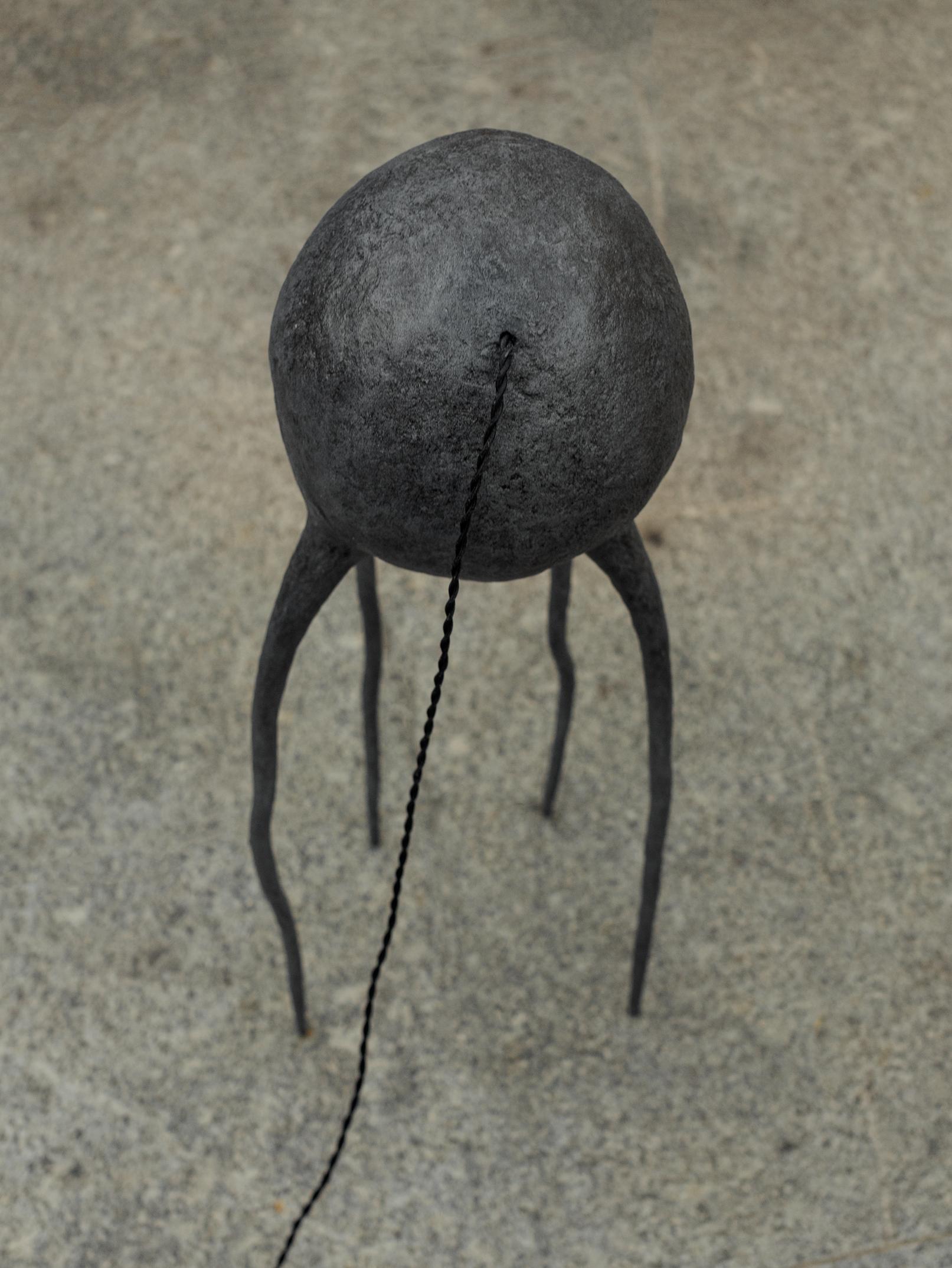 KLOP Contemporary Table & Floor Lamp, Organic Design, Recycled Materials For Sale 4