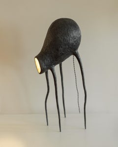 KLOP Contemporary Table & Floor Lamp, Organic Design, Recycled Materials