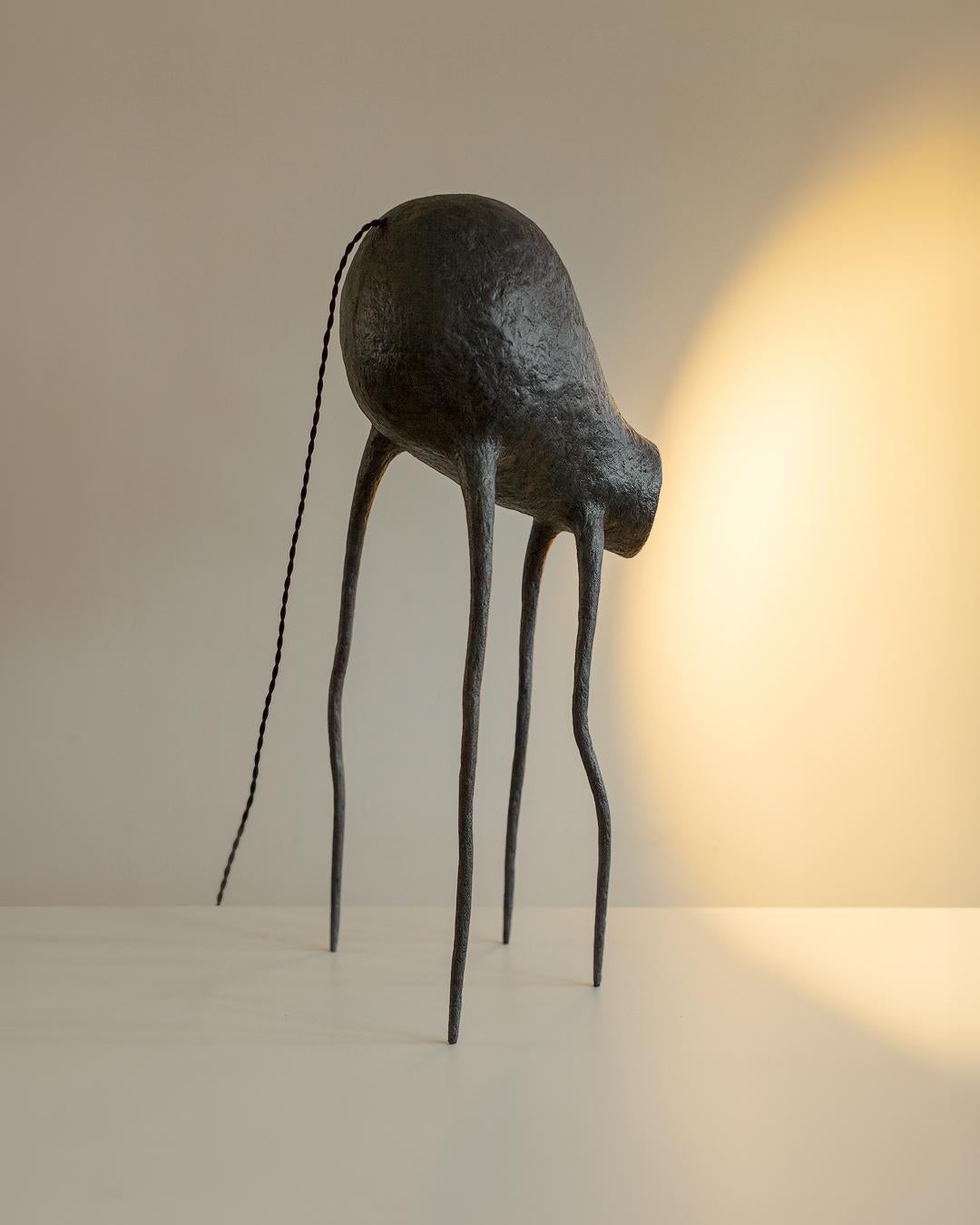 Post-Modern KLOP Contemporary Table & Floor Lamp, Organic Design, Recycled Materials For Sale