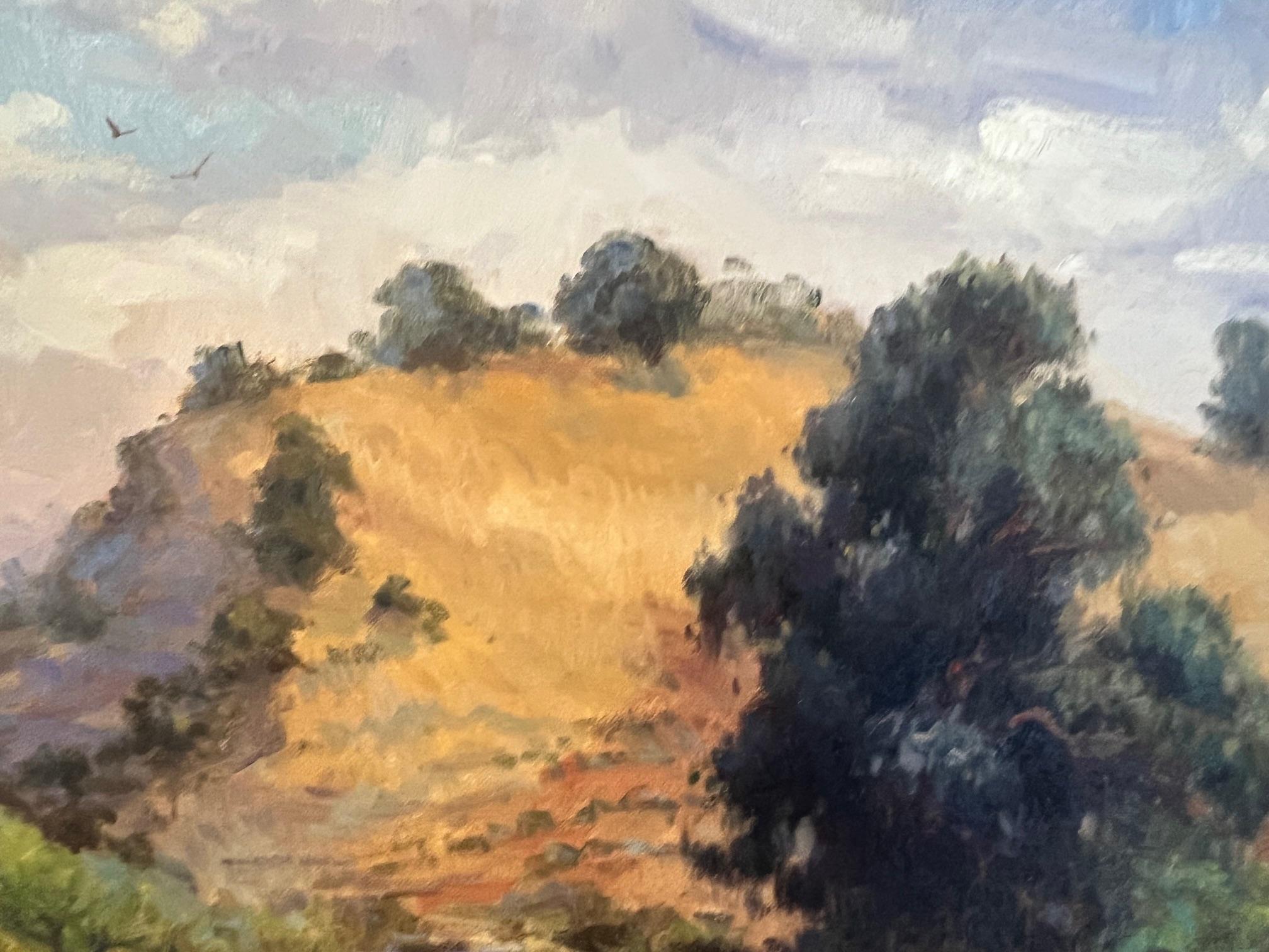 Expressionist Contemporary Landscape Oil Painting by Pam Della