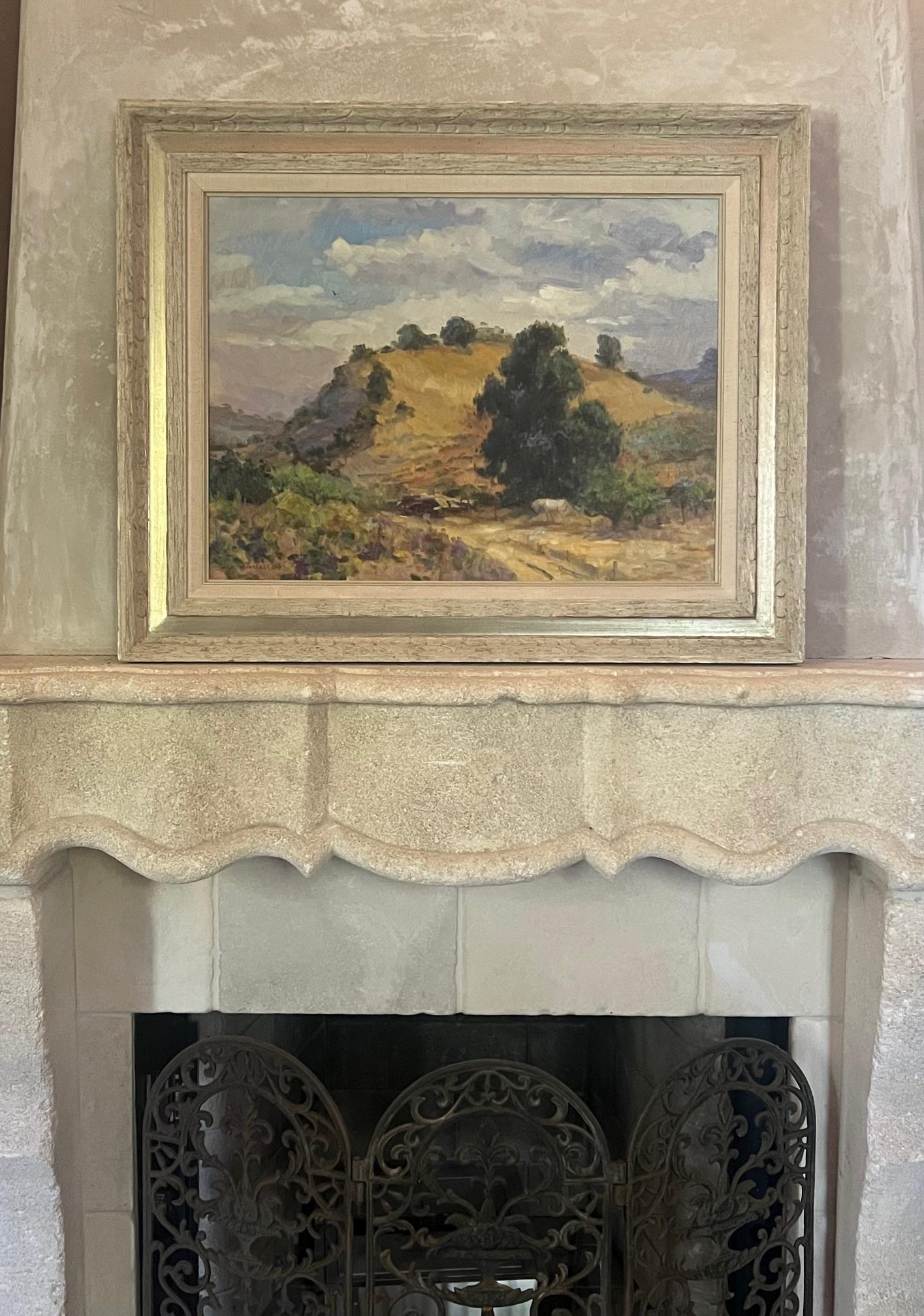 Brushed Contemporary Landscape Oil Painting by Pam Della